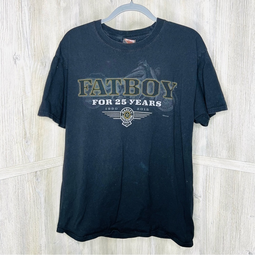 Harley Davidson Fatboy 25 Years T Shirt